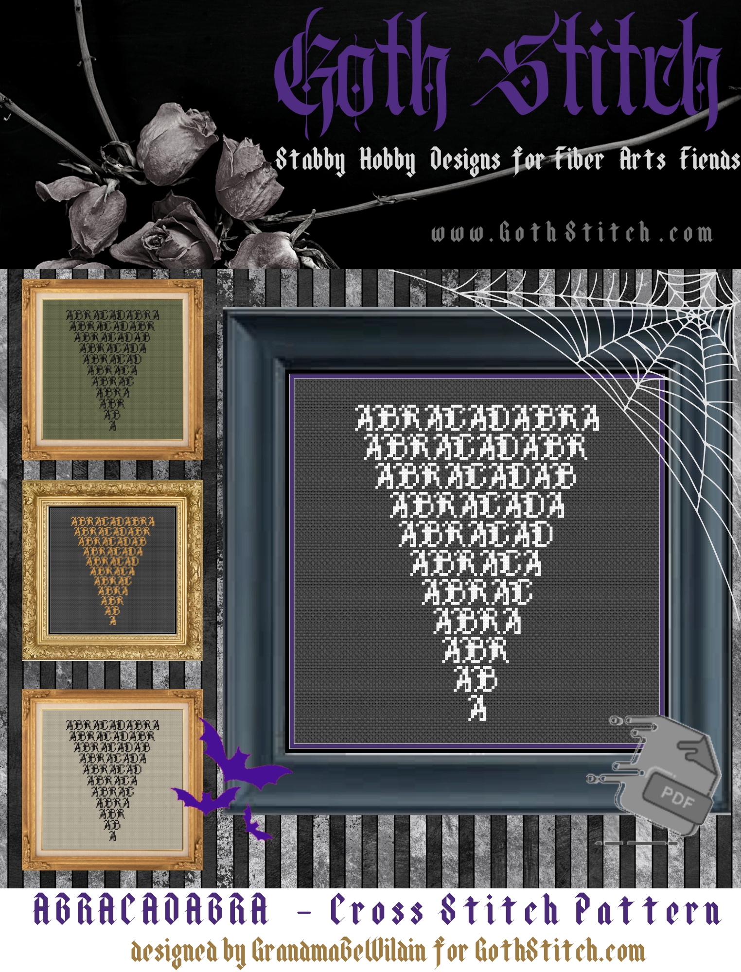 ABRACADABRA Cross Stitch