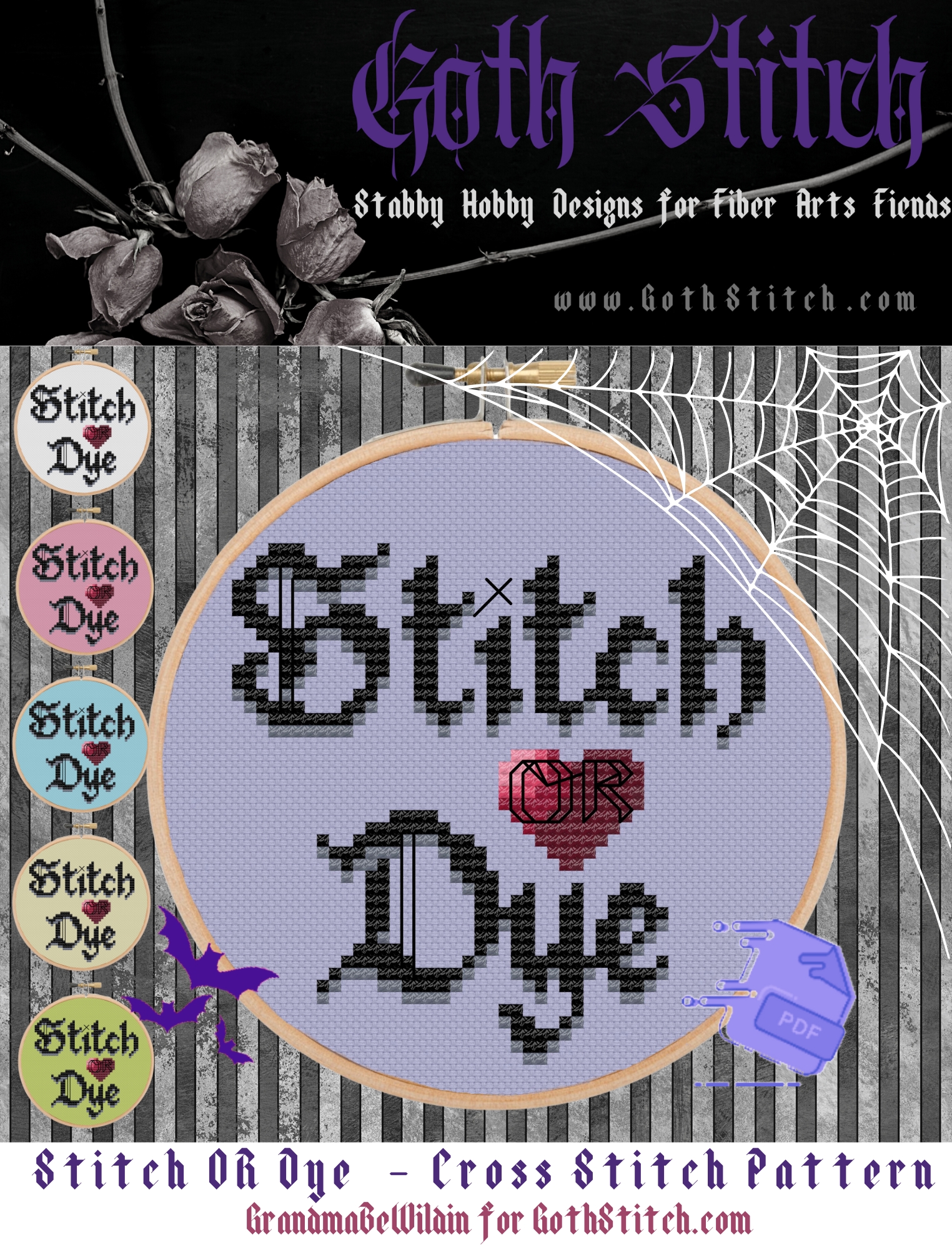Stitch Or Dye Cross Stitch